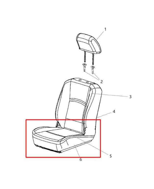 2014-24 Ram 1500 Classic Express Quad Cab 4WD Front Left Side Seat Lower Cushion1