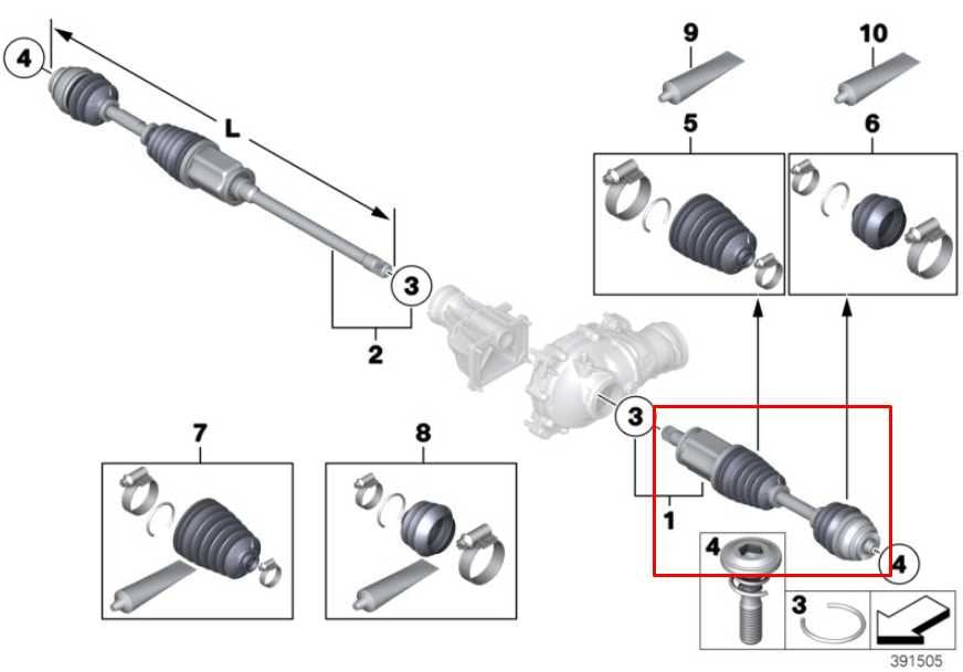 11-17 BMW X3 xDrive28i AWD Front Left Side CV Axle Drive Half Shaft 31607619657 - Alshned Auto Parts