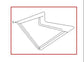 19-25 Infiniti QX50 LUXE Rear Left Driver Side Quarter Window Glass 83301-5NA0C - Alshned Auto Parts