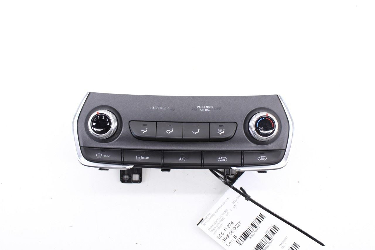 2019-2020 Hyundai Santa Fe SEL Dash AC Heater Temperature Climate Control Panel - Alshned Auto Parts