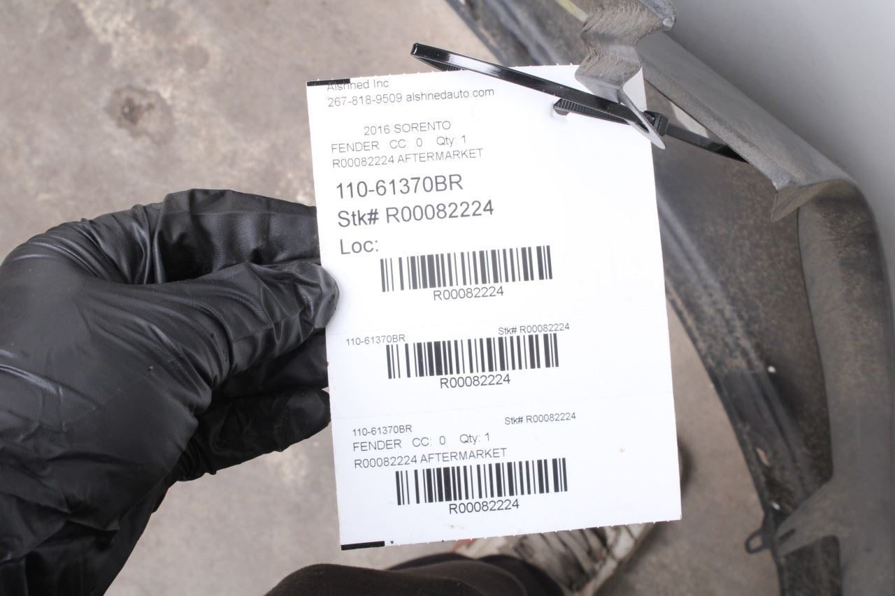 2016-2020 Kia Sorento Front Right Side Fender Panel 121200374 AftermarkeT *ReaD* - Alshned Auto Parts