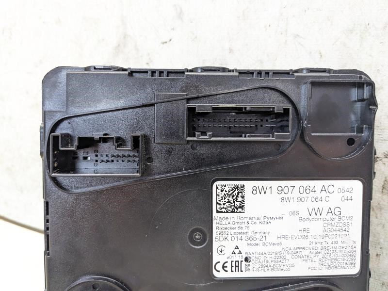 2018-2020 Audi S5 Premium 3.0L AWD BCM Body Control Module Comfort System Unit - Alshned Auto Parts