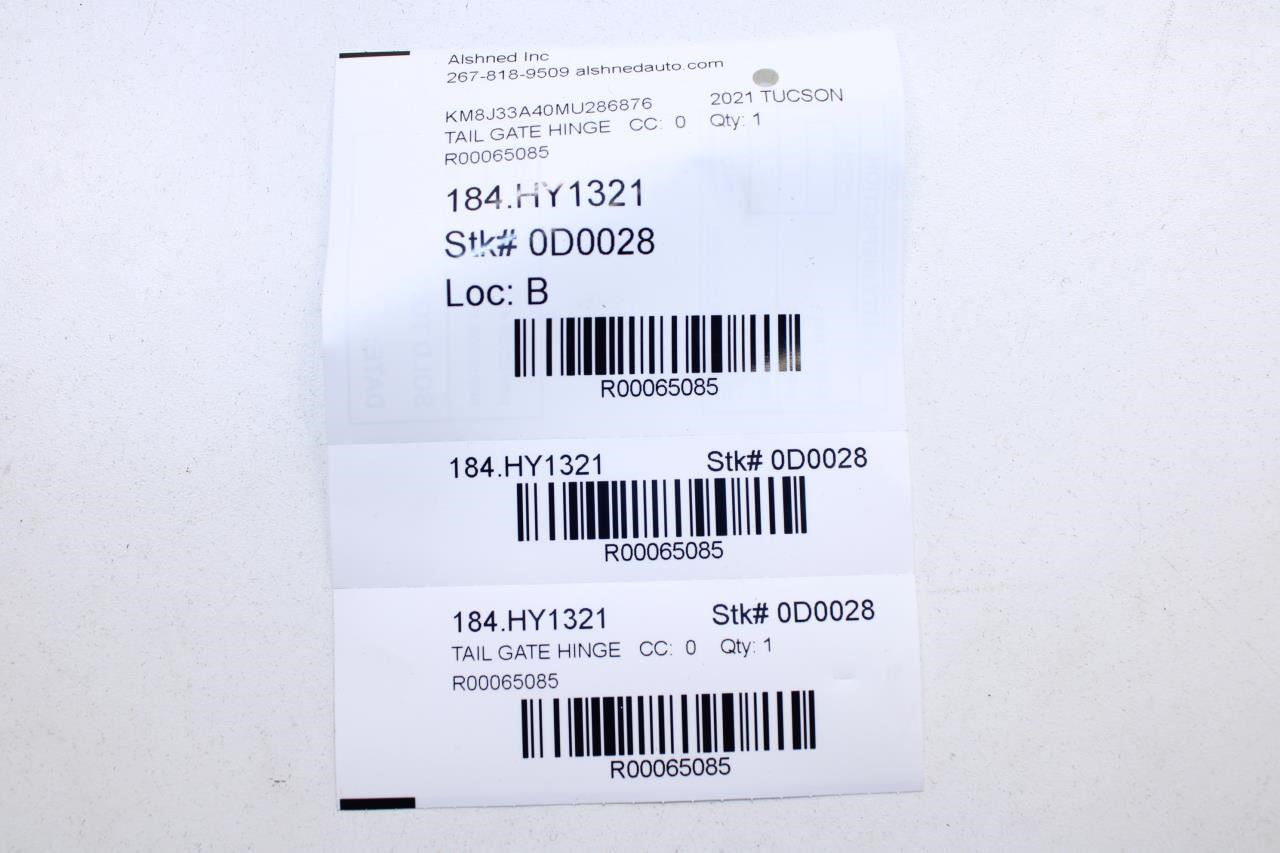 2009-23 Hyundai Tucson Value Rear Liftgate RH and LH Side Hinge Set 79710-2S000 - Alshned Auto Parts