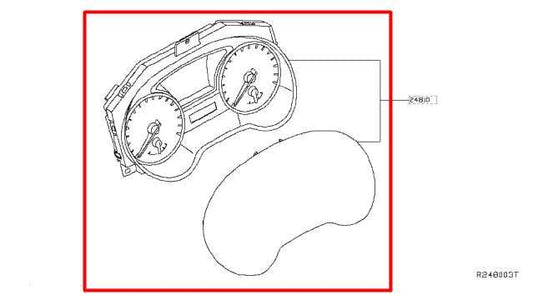 2016-2020 Infiniti QX60 3.5L ASpeedometer Gauge Instrument Cluster 127K Mileage - Alshned Auto Parts