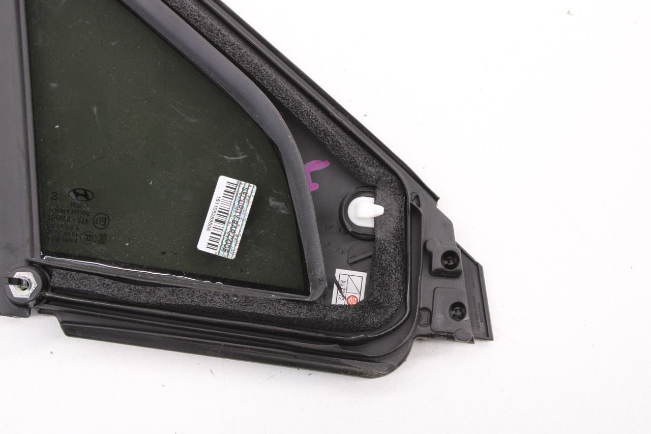 19-23 Hyundai Santa Fe SEL Front Left Side Door Quarter Vent Window Fixed Glass - Alshned Auto Parts
