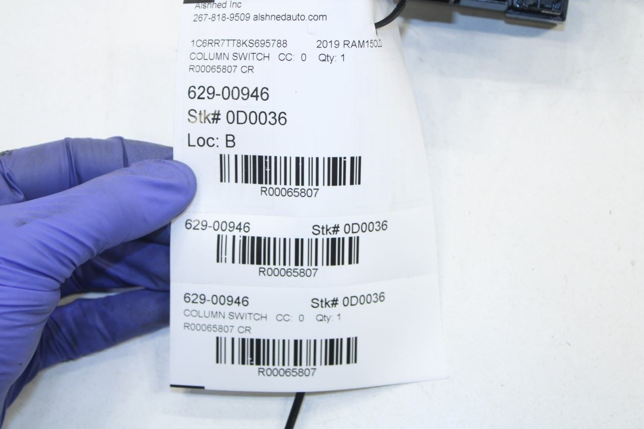 19-22 Ram 1500 Classic Crew Cab Steering Column Turn Signal Wiper Switch *ReaD* - Alshned Auto Parts