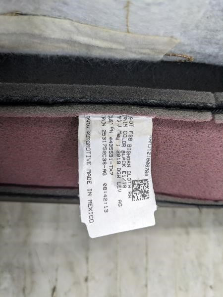 2019-24 Ram 1500 Big Horn Crew Cab Front Right Side Seat Backrest Upper Cushion - Alshned Auto Parts