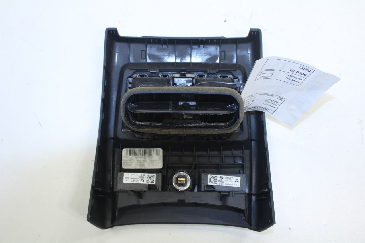 13-16 BMW 328i xDrive Center Console Back Panel w/ Air Vent and Heat Seat Switch8