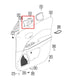 18-23 Jeep Compass Latitude Front RH Door Interior Release Handle 5SX64TRMAA OEM - Alshned Auto Parts