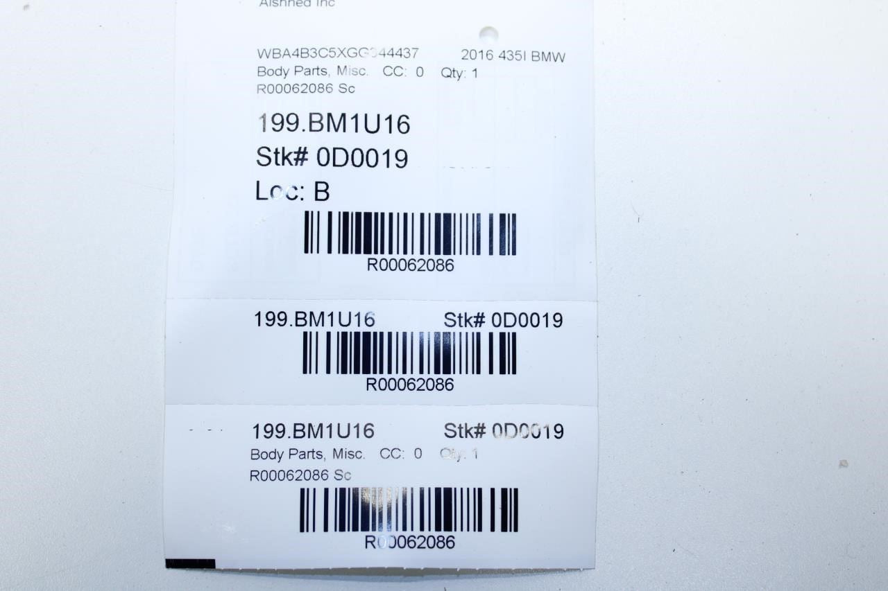 2015-2016 BMW 435I Gran Coupe Roof Exterior Shark Fin Antenna Cover 65209259440 - Alshned Auto Parts