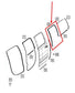19-25 Ram 1500 New Style Crew Cab Rear Left Door Window Run Channel 68285725AC - Alshned Auto Parts