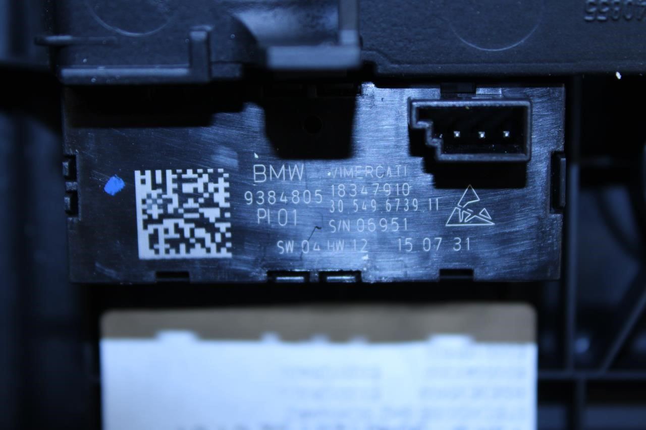 15-16 BMW 435i Console Back Panel w/ Air Vent and Heated Seat Switch 51169235498 - Alshned Auto Parts