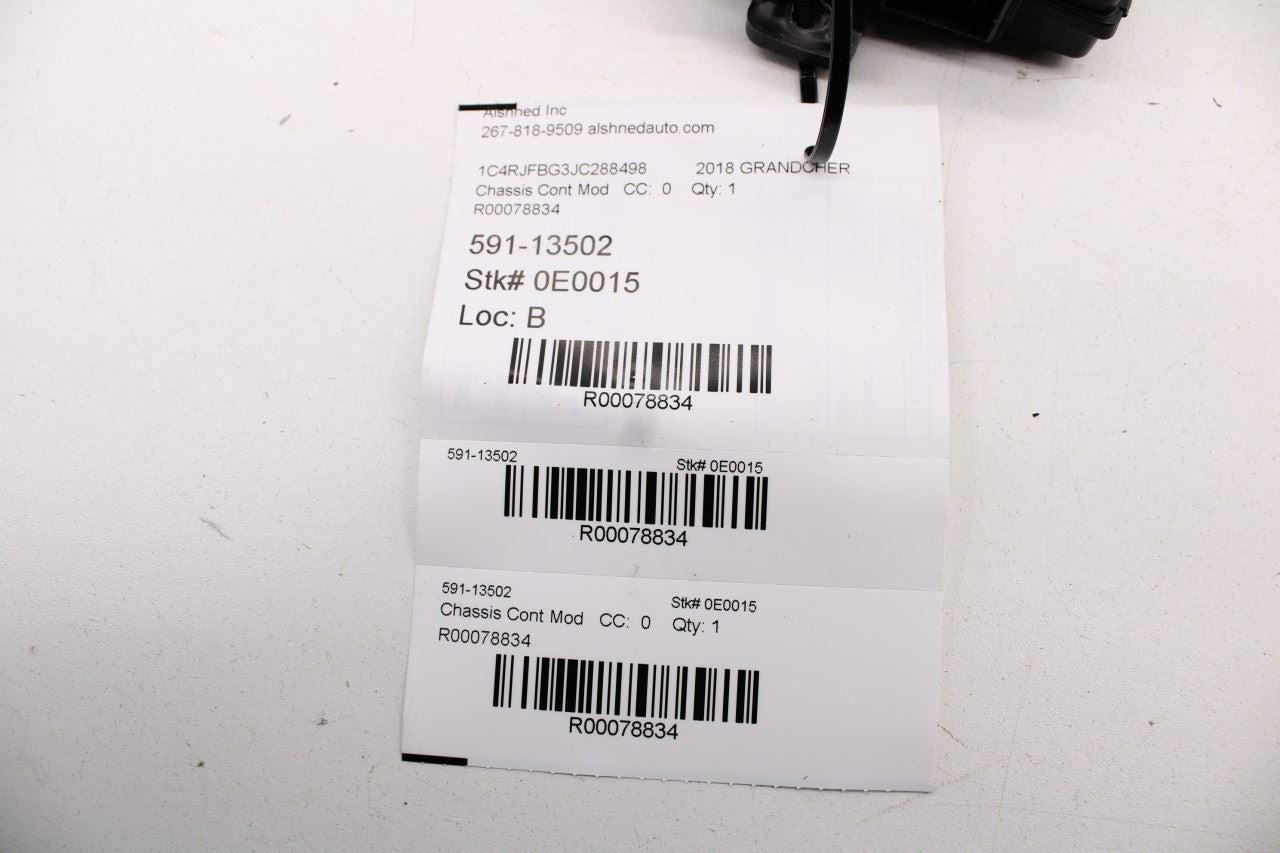 2018 Jeep Grand Cherokee Limited Hub Receiver Control Module 68343278AD OEM - Alshned Auto Parts