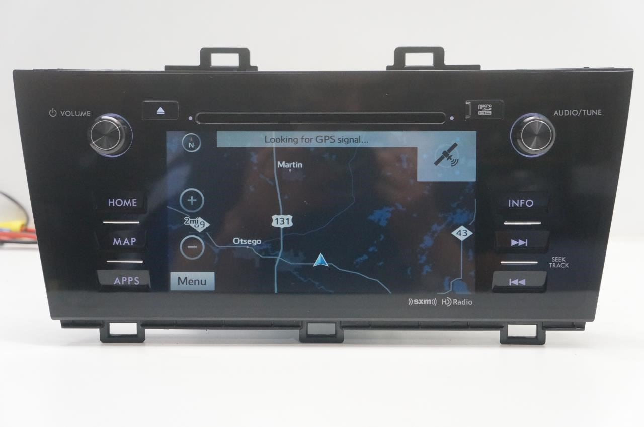 2017 Subaru Legacy Fujitsu Ten Navi Audio Radio CD Player Receiver with Display - Alshned Auto Parts