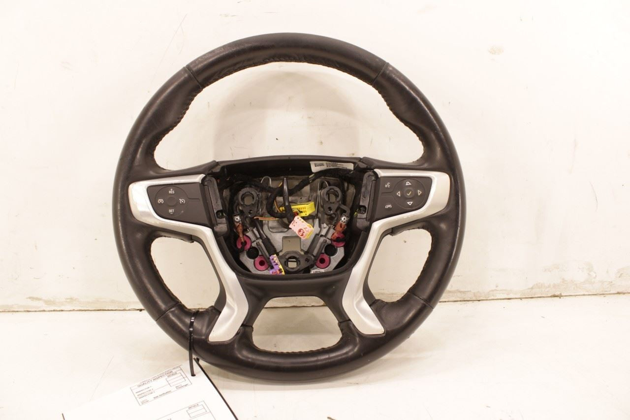 2017-2020 GMC Acadia SLT-1 3.6L AWD Steering Wheel Leather w/ Control Buttons - Alshned Auto Parts