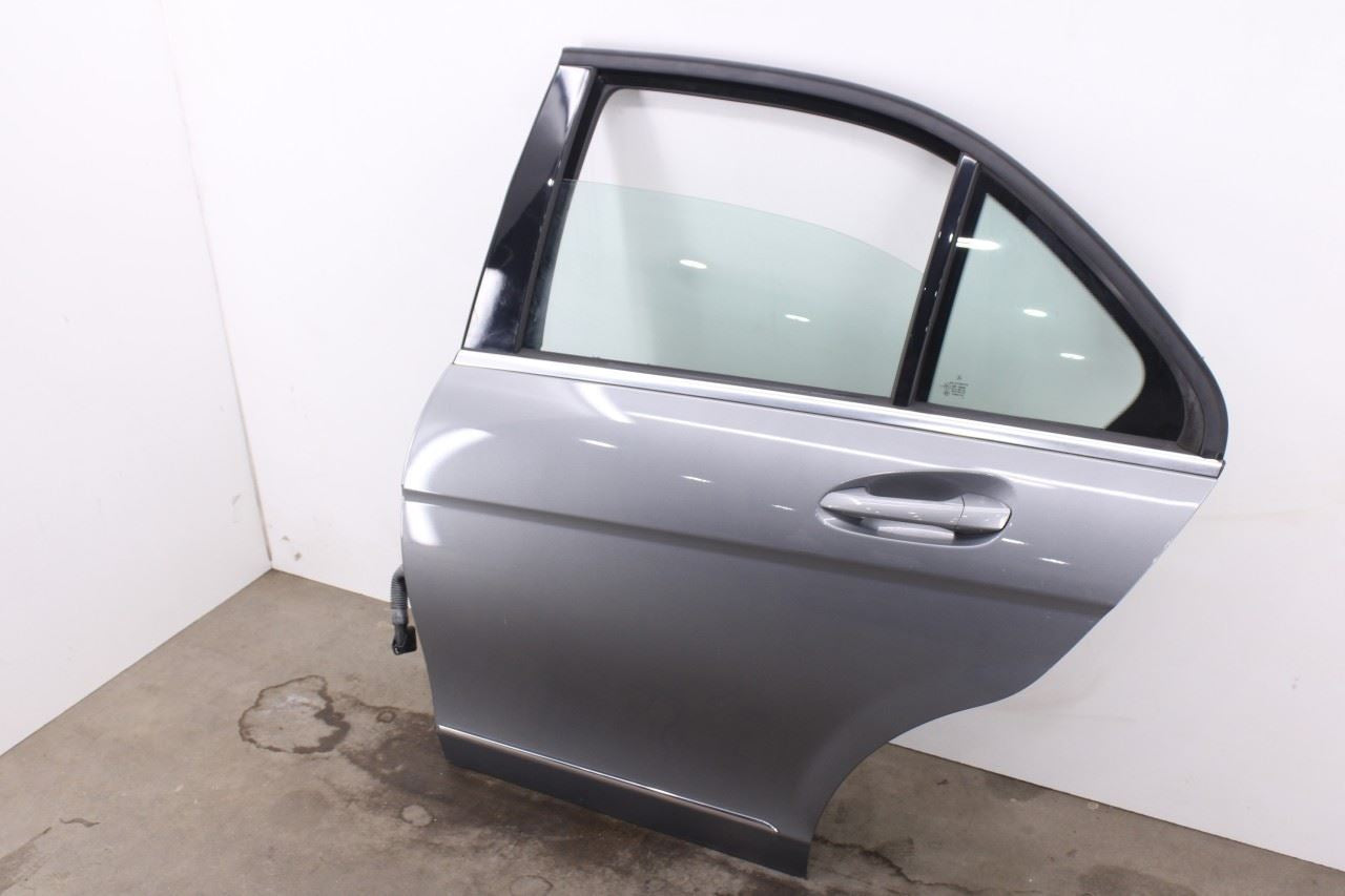 2008-14 Mercedes-Benz C350 Sport Rear Left Side Door Shell Panel w/ Window Glass - Alshned Auto Parts