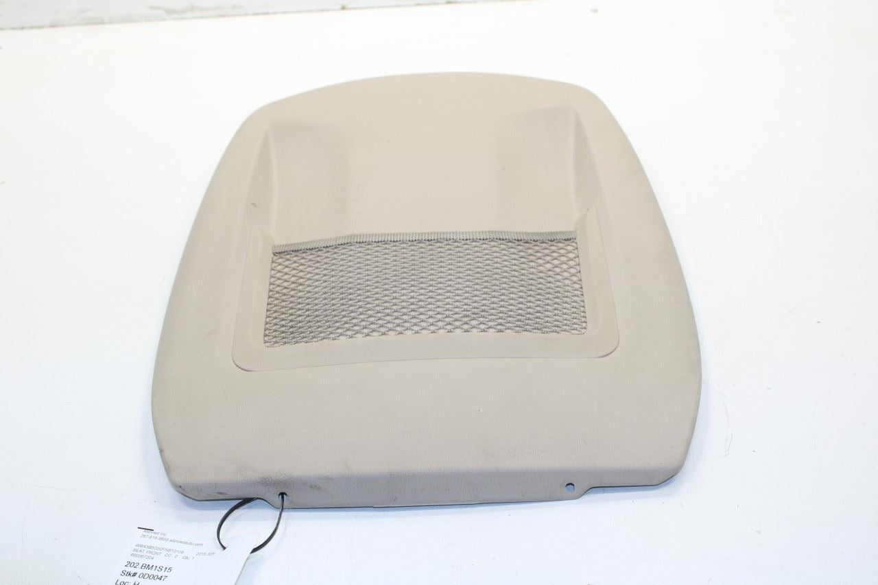 2013-16 BMW 328i xDrive SULEV Front Driver Left Side Seat Back Panel Cover Trim - Alshned Auto Parts