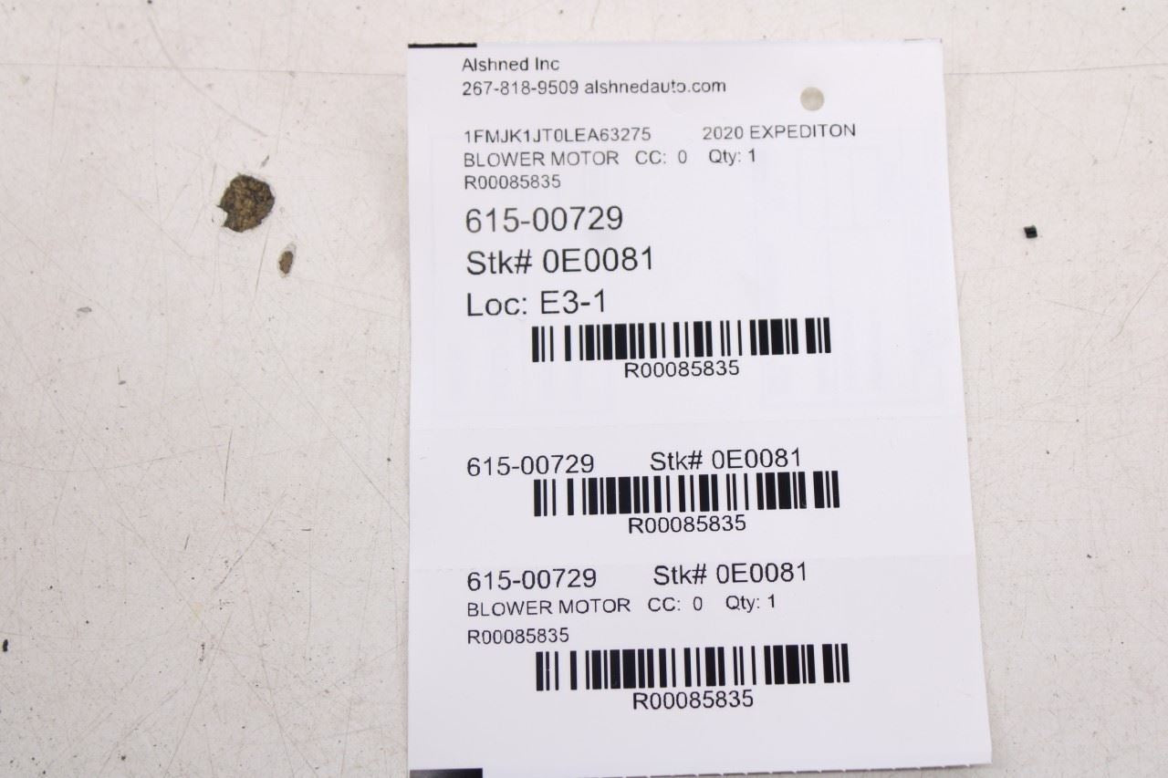 18-21 Ford Expedition Max XLT HVAC System Wire Harness w Blend Door Actuator Set23
