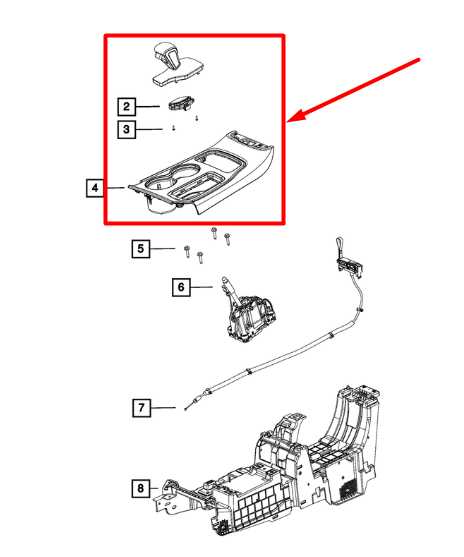 2018-2021 Jeep Grand Cherokee Center Console Gear Shift Indicator Bezel w Knob - Alshned Auto Parts