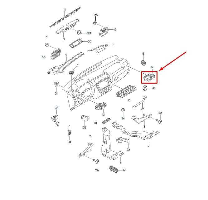 16-18 Volkswagen Jetta Sport FR RH Dash Outer Air Vent Grille 5C6-819-062-E-TAI - Alshned Auto Parts