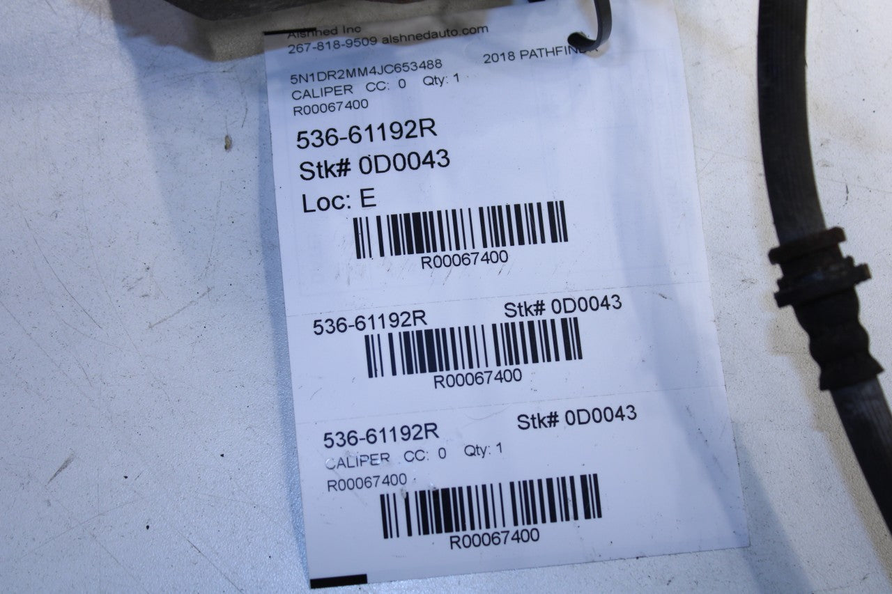 2013-2020 Nissan Pathfinder SV Front Right Side Brake Disc Caliper 41001-3JA0C - Alshned Auto Parts
