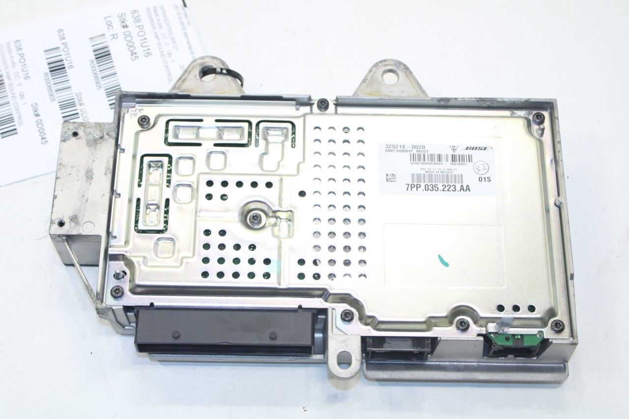 2010-2016 Porsche Panamera Bose Antenna Radio Amplifier Amp 7PP-035-223-AA OEM - Alshned Auto Parts