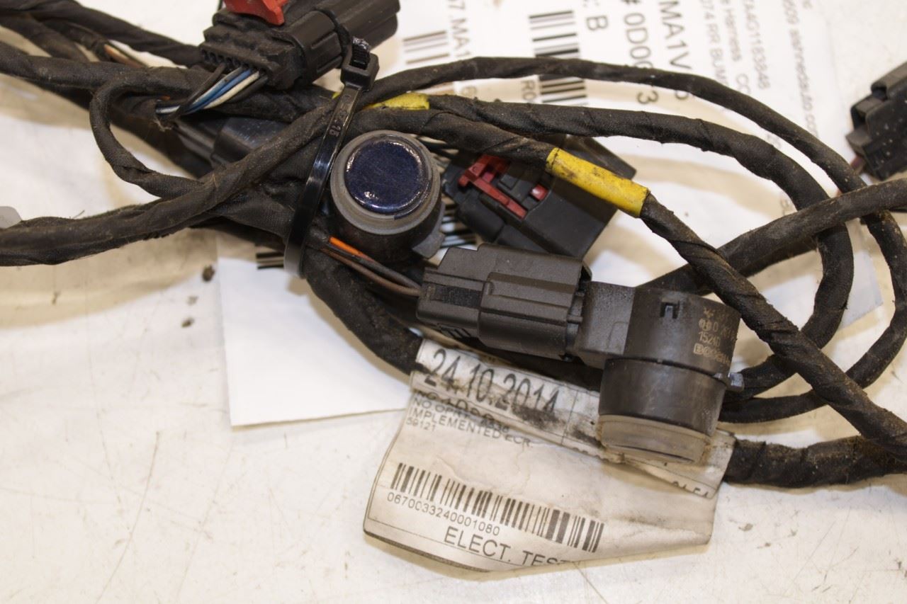 2014-16 Maserati Ghibli S Q4 Rear Bumper Wire Harness w/ Park Sensors 670033240 - Alshned Auto Parts