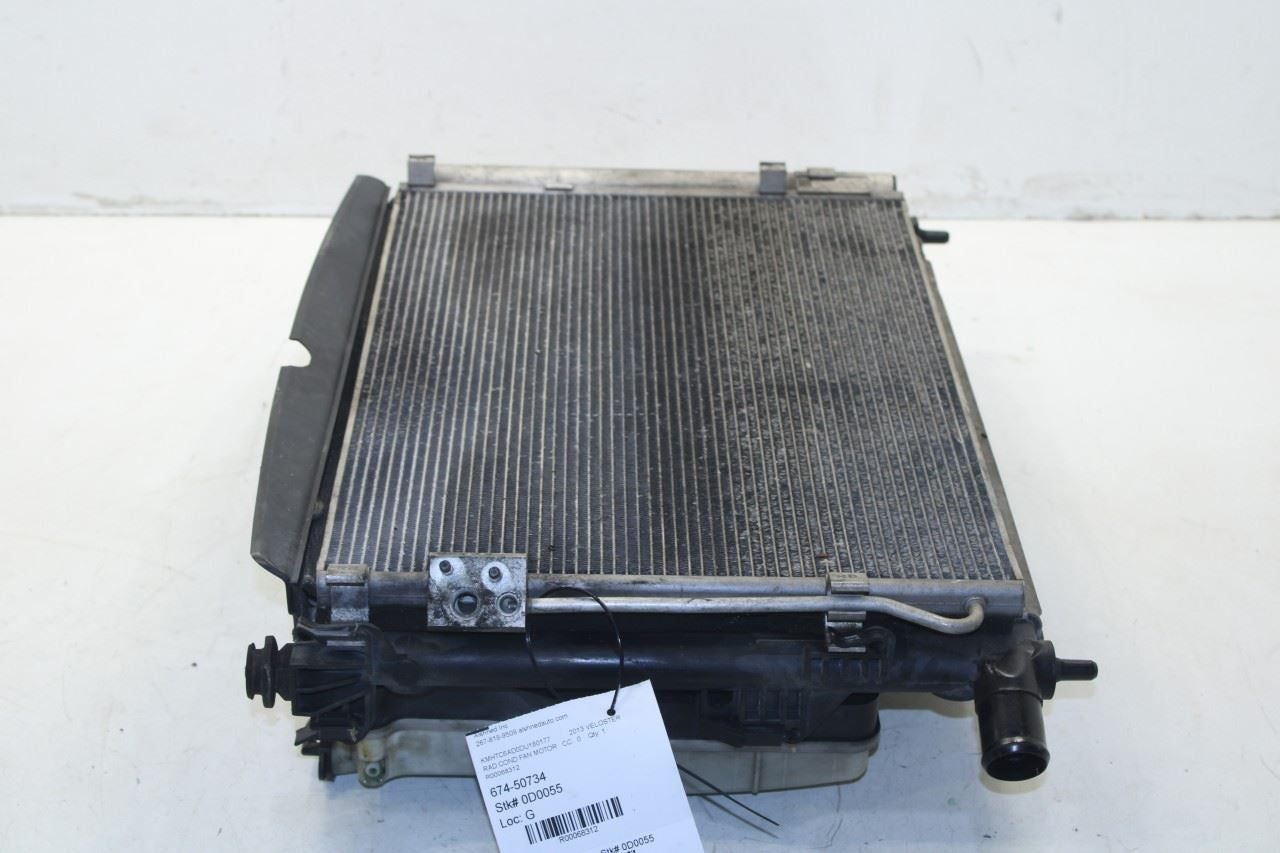 2011-2014 Hyundai Veloster Base 1.6L Radiator Cooling Blower Set 25380-1R050 OEM - Alshned Auto Parts