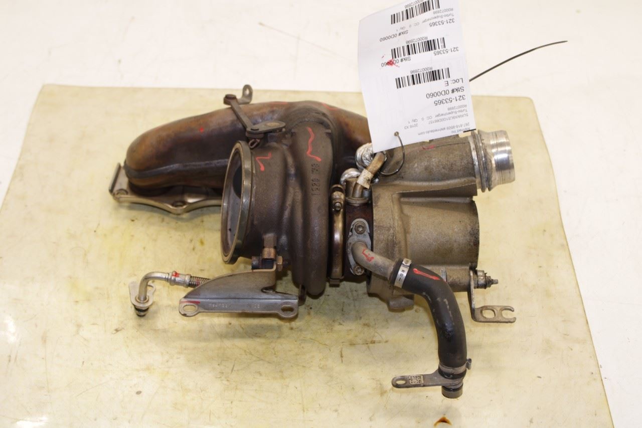 13-17 BMW X3 xDrive28i 2.0L Engine Turbocharger w/ Manifold 78K 11657642469 OEM - Alshned Auto Parts
