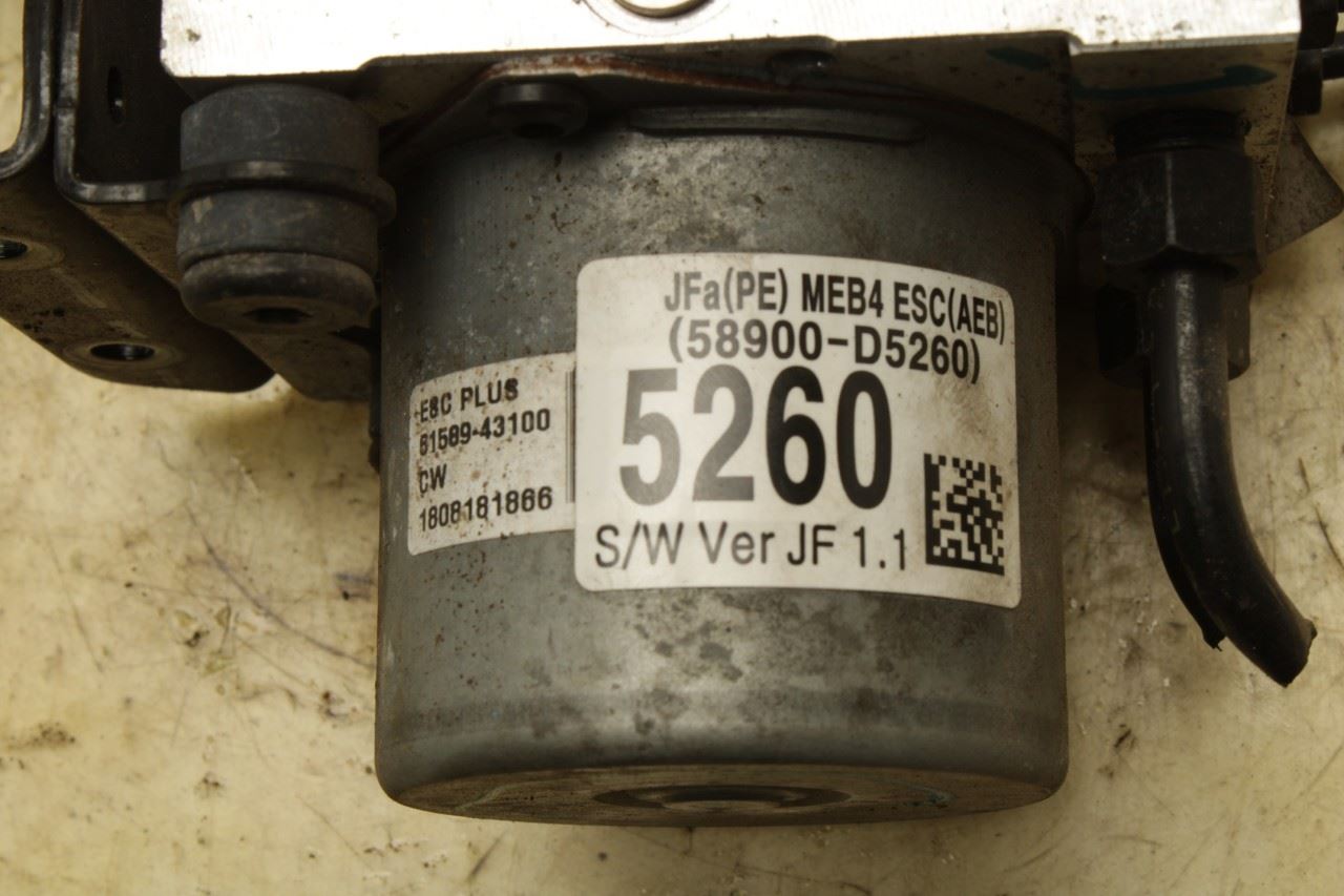 19-20 Kia Optima LX 2.4L ABS Anti Lock Brake Pump Control Module 58900-D5260 OEM - Alshned Auto Parts