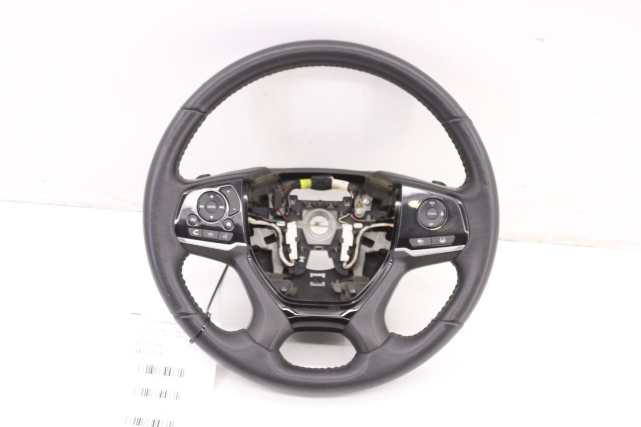 2018-26 Honda Odyssey Touring 3.5L FWD Steering Wheel Leather w/ Control Buttons - Alshned Auto Parts