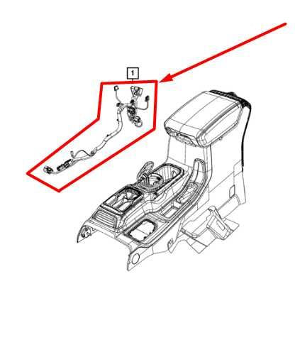 2021-2023 Jeep Gladiator Center Console Wire Harness 68486227AB OEM - Alshned Auto Parts