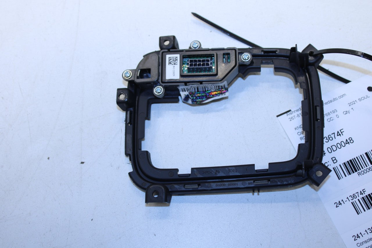 20-22 Kia Soul LX 2.0L Center Console Shifter Bezel Trim w/ Indicator 84655K0030 - Alshned Auto Parts