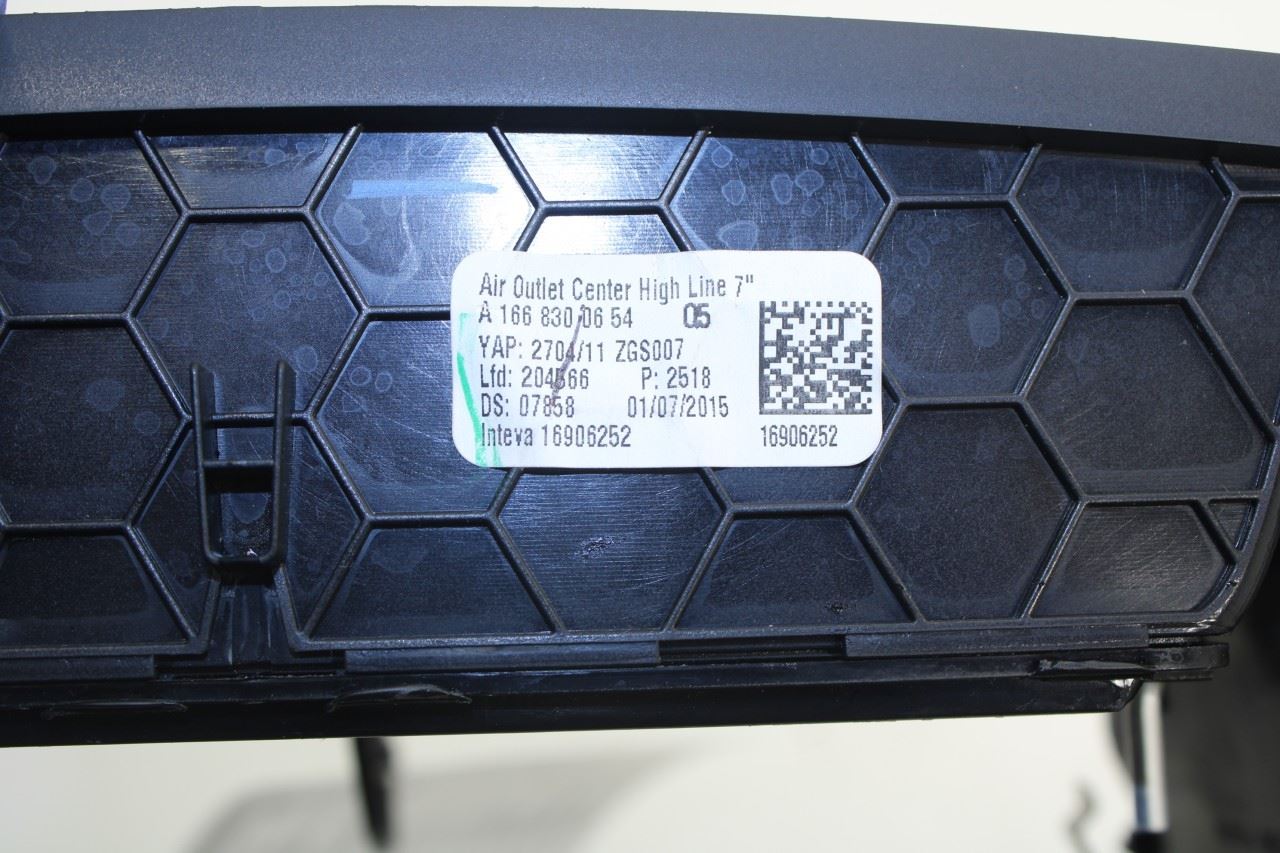2012-15 Mercedes-Benz ML350 Dash Center Screen Bezel Trim w/ Air Vents Grilles - Alshned Auto Parts