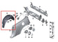 2007-2013 Mini Cooper 1.6L Rear Right Side Fender Wheelhouse Liner Splash Shield - Alshned Auto Parts