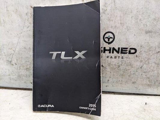 2015 Acura TLX Owners Guide Set with Case 31TZ3G01 00X31-TZ3-G010 OEM - Alshned Auto Parts