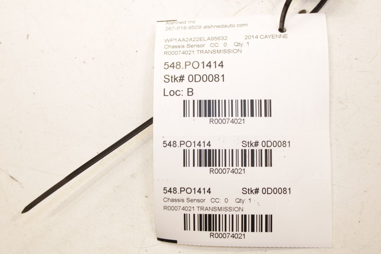 2011-2018 Porsche Cayenne Platinum Automatic Transmission Gear Position Sensor - Alshned Auto Parts