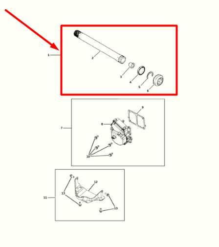 2020-2024 Jeep Gladiator 4x4 Front Intermediate Axle Shaft 68400375AA OEM - Alshned Auto Parts