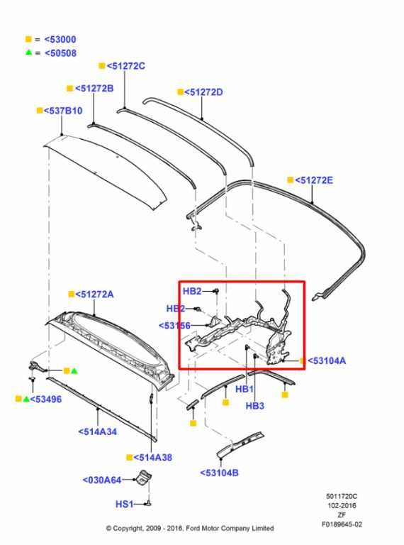 06-14 Ford Mustang Premium Conv V6 Convertible Top Roof Side Rail Frame Arm Pair - Alshned Auto Parts