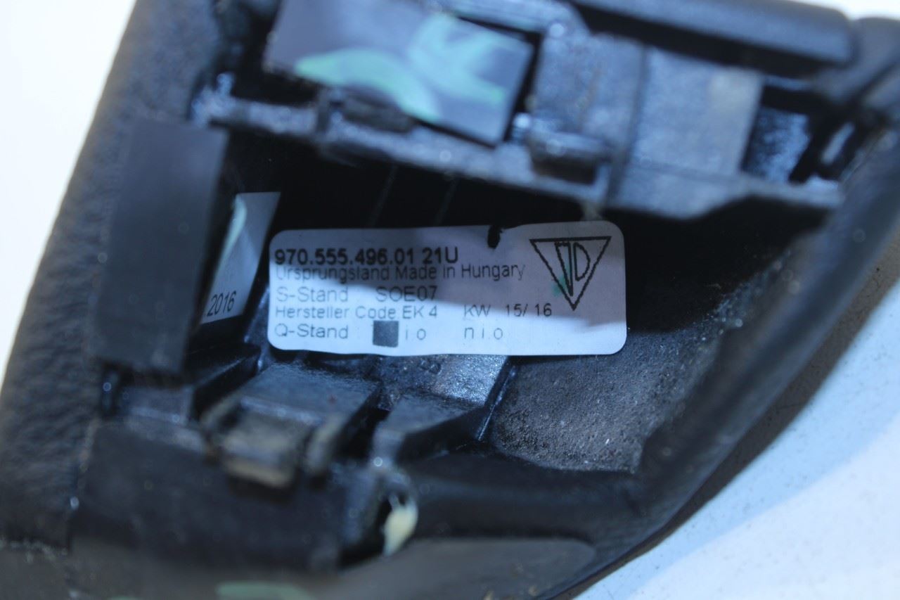 10-16 Porsche Panamera 4 Front Right Door Armrest Extension B-Pillar Trim Cover - Alshned Auto Parts