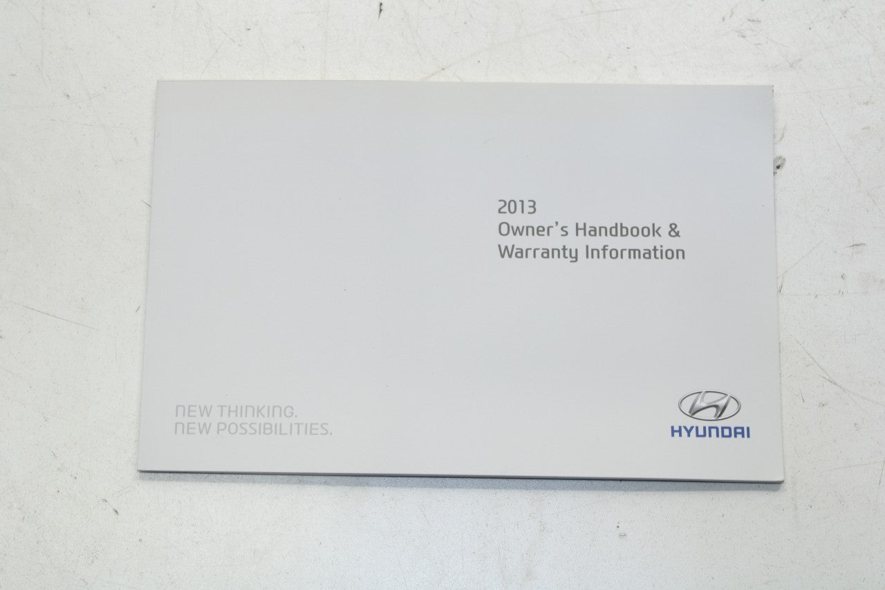 2013 Hyundai Veloster Owners Manual Set with Case D2V0-EU38L OEM - Alshned Auto Parts