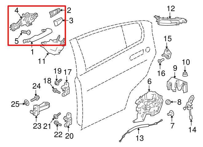 20-23 Jaguar XE R-Dynamic S Rear Right Side Door Exterior Handle T2R32270LML OEM - Alshned Auto Parts