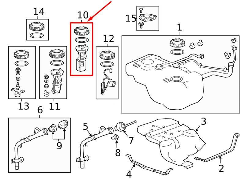 2014-2020 Acura MDX 3.5L Fuel Pump Assembly 17045-TZ5-A10 OEM - Alshned Auto Parts