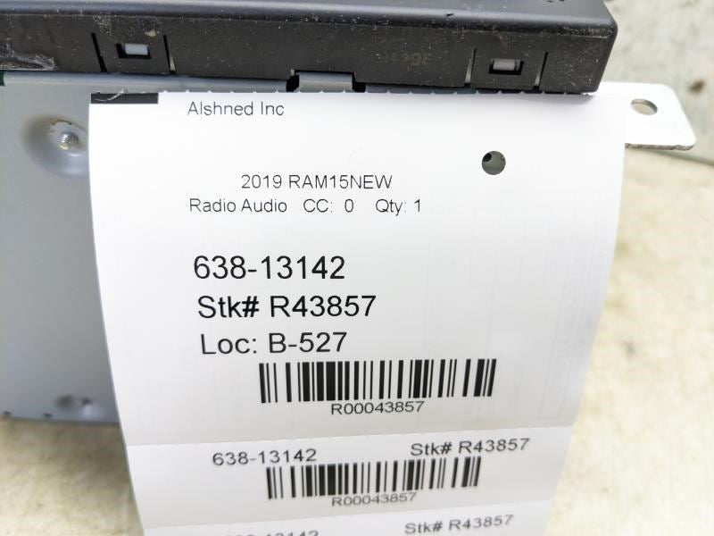 2019-2020 Ram 1500 CD Player Audio Receiver 68335565AB OEM - Alshned Auto Parts