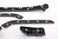 17-19 Buick LaCrosse Rear Bumper RH LH Side and Center Fascia Guide Bracket Set - Alshned Auto Parts