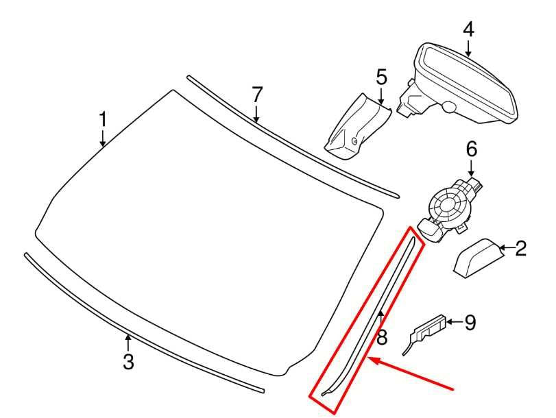 15-16 BMW 435i Gran Coupe xDrive Front Right & Left Windshield Drip Molding - Alshned Auto Parts