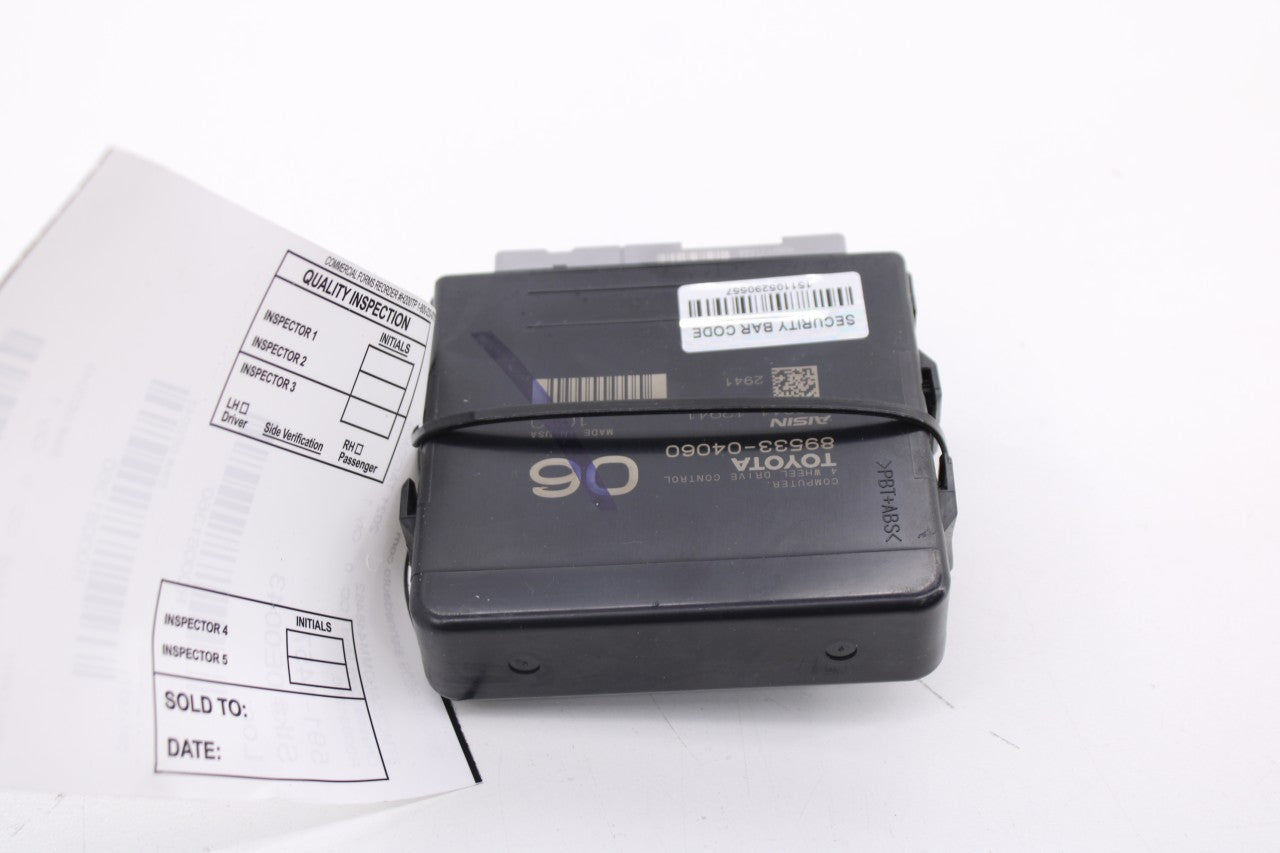 2019-2023 Toyota Tacoma SR5 3.5L Transfer Case Control Module 89533-04060 OEM4