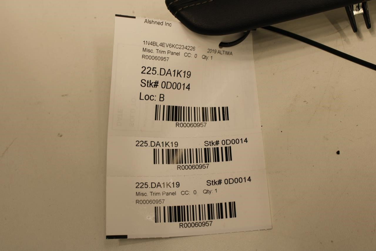 2019-24 Nissan Altima SL Front Center Console RH Side Panel Trim 96992-6CA1A OEM - Alshned Auto Parts