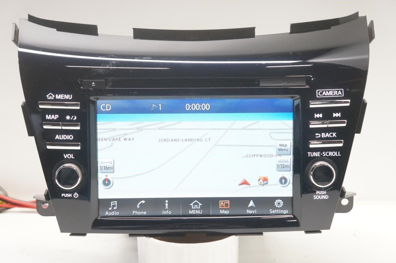 2016-18 Nissan Murano Navi Audio Radio CD Player Receiver w/ Display 25915-9UC2A - Alshned Auto Parts