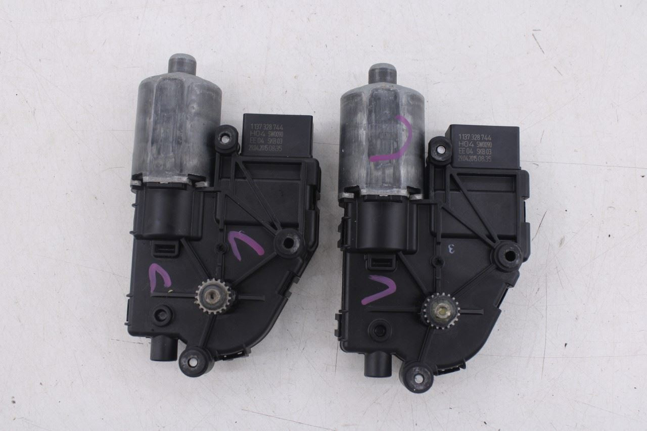 09-17 Audi Q5 Premium Roof Power Sliding Glass Sunroof Motor Set of 2 7N0959591B0